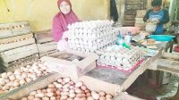 Pedagang Telor Ayam pasar Tradisional Kota Sukabumi