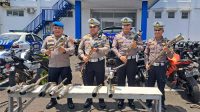 Polres Sukabumi Kota Sita 50 Kendaraan Gunakan Knalpot Brong