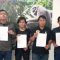 Enam orang pendaki pelaku bom asap di puncak Gunung Gede, Cianjur, Jawa Barat, membuat pernyataan dan mendapat sanksi 3 tahun tidak boleh mendaki gunung manapun di Indonesia.(TNGP)