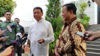 Ketua Dewan Pertimbangan Presiden (Wantimpres), Wiranto dan Menteri Pertahanan RI, Prabowo Subianto