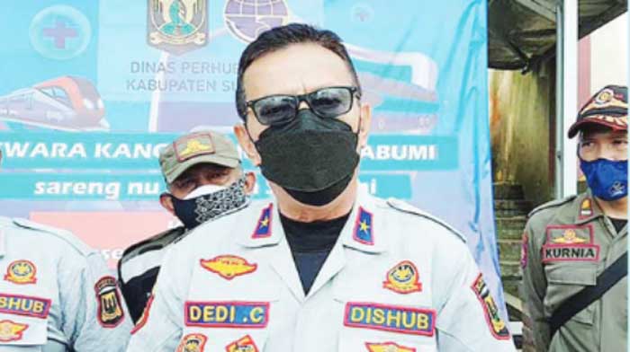 Kepala Dinas Perhubungan Kabupaten Sukabumi Dedi Chardiman