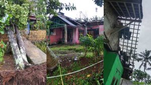 Puting Beliung Terjang Gegerbitung Sukabumi, Puluhan Rumah Warga Porak Poranda
