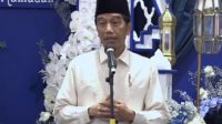 Jokowi saat memberikan sambutan dalam