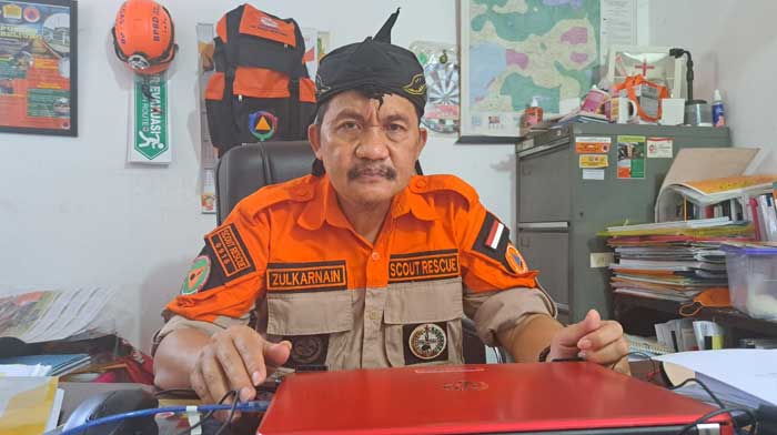 Kepala Seksi Pencegahan dan Kesiapsiagaan BPBD Kota Sukabumi Zulkarnain Barhami
