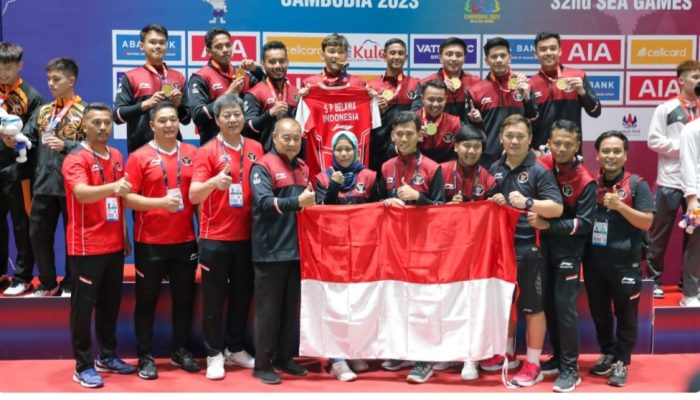 Tumbangkan Malaysia, Tim Bulu Tangkis Beregu Putra Indonesia Sabet Medali Emas