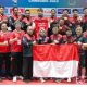 Sempat kalah di partai pertama, tim bulu tangkis beregu putra Indonesia berhasil meraih medali emas SEA Games 2023 Kamboja setelah singkirkan Malaysia.