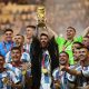 Argentina saat menjuarai Piala Dunia 2022. Mereka akan melawan Indonesia 19 Juni 2023-Reuters-