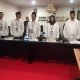 Komisioner KPU Kabupaten Sukabumi saat menerima pendaftaran Parpol