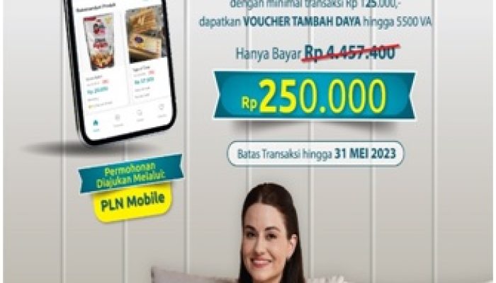 Promo Harbelnas, PLN Beri Voucher Tambah Daya untuk Pelanggan