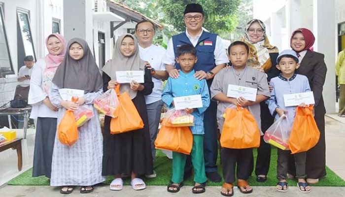 DPUTR Kota Sukabumi Gelar Halal Bilhalal,  Santuni Anak Yatim