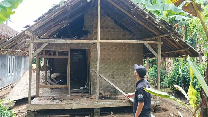 Rumah warga di Ciemas, Kabupaten Sukabumi