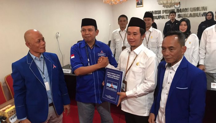 Pasang Target 10 Kursi, Partai Demokrat Kabupaten Sukabumi Daftarkan 50 Bacaleg ke KPU