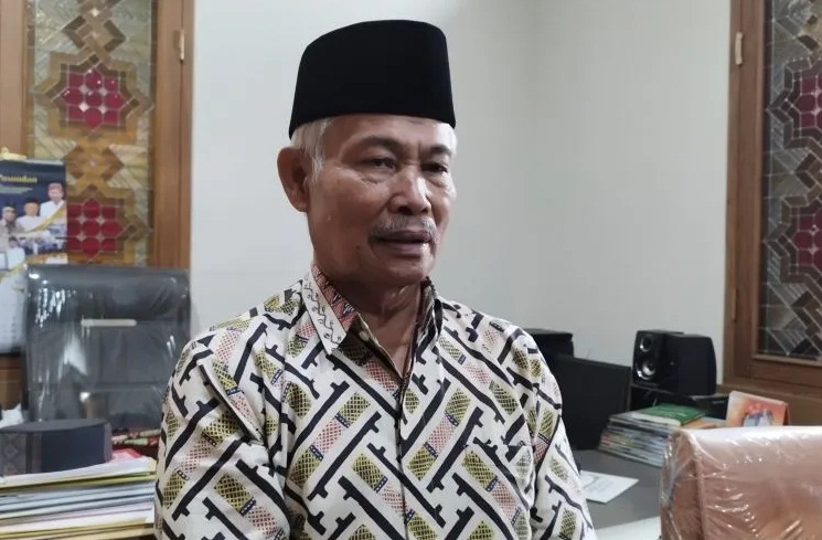 Sekretaris MUI Jawa Barat Rafani Achyar di Kantor MUI Jawa Barat, Kota Bandung, Jawa Barat, Selasa (2/5/2023). (ANTARA/Bagus Ahmad Rizaldi)