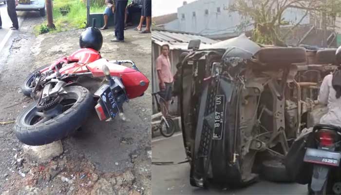 Mobil-Pikap-dan-Motor-Kecelakaan-di-Sukabumi