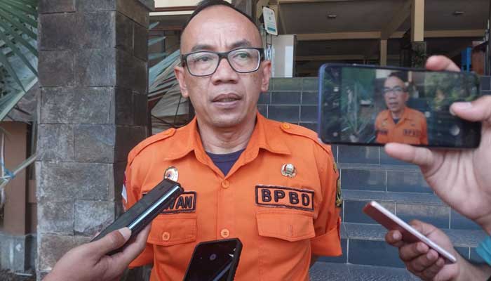 Pelaksana BPBD Kabupaten Sukabumi Wawan Godawan