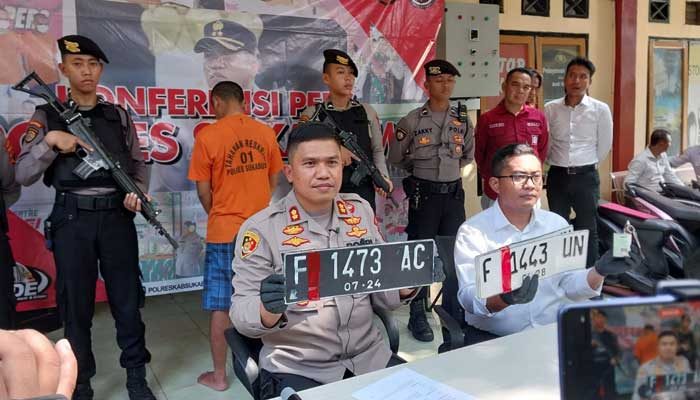 Berkat GPS, Polres Sukabumi Ciduk Pelaku Pencurian Mobil Pecah Kaca