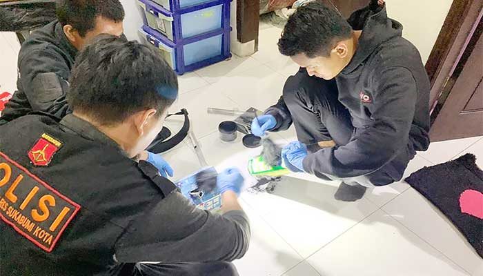 Satreskrim Polres Sukabumi Kota Buru Pelaku Penggasak Rumah Warga Kampung Sindangsari