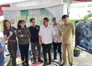 Acara pelepasliaran macan tutul jawa bernama Wahyu di Gunung Halimun Salak, Kabupaten Bogor, Provinsi Jawa Barat, Selasa (23/5/2023). (M Fikri Setiawan)