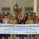 Bupati Sukabumi Marwan Hamami bersama sejumlah pejabat teras Pemkab Sukabumi saat menerima kunjungan dari delegasi Universitas Gyeongnam Namhae, Korea Selatan (Korsel), di Pendopo Kabupaten Sukabumi, Jawa Barat, Selasa (30/5/2023). 