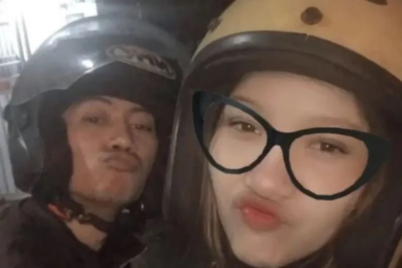 Tangkapan layar unggakan media sosial korban penculikan atas nama Keysha Aurelia Arsina dan Rizky yang merupakan tersangka dugaan penculikan. (ANTARA/Instagram)