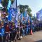 MAY DAY : Sejumlah buruh Sukabumi yang tergabung dalam Serikat Pekerja Tekstil Sandang dan Kulit - Serikat Pekerja Seluruh Indonesia (SP TSK SPSI) saat menyampaikan aspirasi. (foto Dok : SP TSK SPSI)