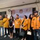 SIAP MENANG : Ketua DPC Kabupaten Sukabumi Ade Surachman pada saat Jumpa Pers usai melakukan pengajuan dan pendaftaran 50 Bakal Calon Legislatif (Bacaleg) ke KPU Kabupaten Sukabumi pada Rabu (10/05/2023).