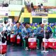 ratusan Calhaj di Gedung Pusbang Dai Cikembang, Desa Sukamulya, Kecamatan Cikembar, pada Kamis (25/05) siang.