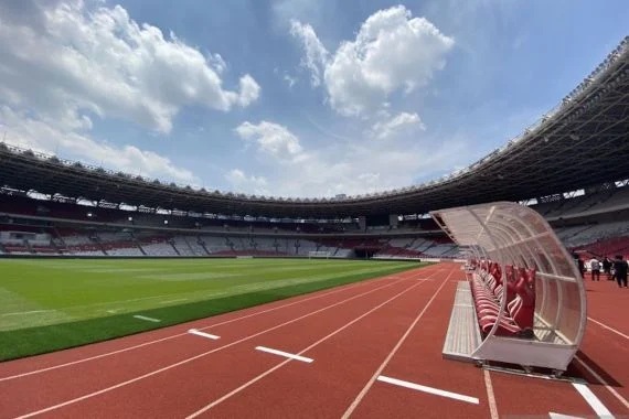 Indonesia tuan rumah Piala Dunia U-17 2023. Stadion Utama Gelora Bung Karno (SUGBK) Jakarta. FOTO: ANTARA/Puspa Perwitasari/wsj