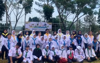 Personel PMR Kontingen Jabar yang dipersiapkan untuk mengikuti Jumbara PMR tingkat nasional yang ke-9 di Lampung Selatan, Lampung dari 2-10 Juli 2023. (Humas PMI)