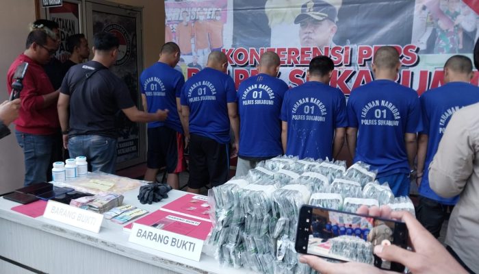 Polres Sukabumi Amankan Puluhan Tersangka Penyalahgunaan Narkoba, Salah Satunya Residivis