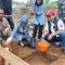 Kepala Kantor Cabang Dinas Pendidikan Wilayah V Jabar, Nonong Winarni saat peresmian pembanguna sekolah. (FOTO : NANDI/ RADARSUKABUMI)