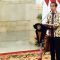 Presiden Joko Widodo memberikan sambutan saat penyerahan Laporan Hasil Pemeriksaan (LHP) atas LKPP Tahun 2022 di Istana Negara, Jakarta, Senin (26/6/2023).