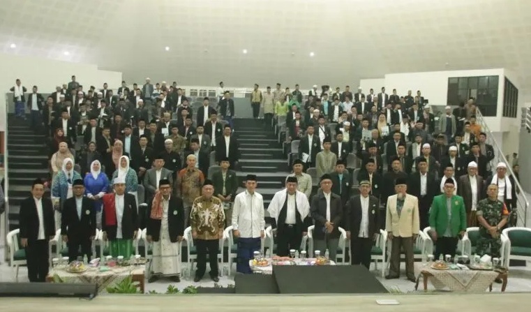 Pengurus MUI Kabupaten Bogor menggelar ijtima ulama di Cibinong, Bogor, Jawa Barat, Minggu (25/6/2023). (MUI Kabupaten Bogor)
