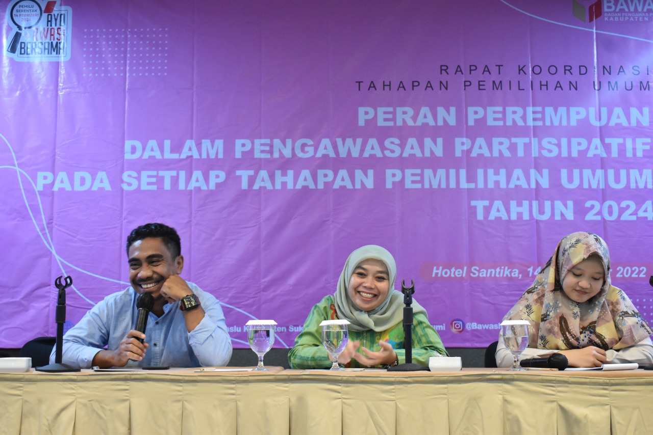 Anggota Badan Pengawas Pemilu (Bawaslu) Kabupaten Sukabumi Nuryamah, dipastikan terpilih jadi salah satu anggota Badan Pengawas Pemilu (Bawaslu) Provinsi Jawa Barat periode 2023-2028.