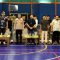 GEBYAR MILAD FKIP: Dekan FKIP UMMI Sistiana Windiaryani (dua kiri), Sekretaris Disporapar Kota Sukabumi Caesar Anwar dan tamu undangan lain menghadiri pembukaan PJKR UMMI Cup 2023 dalam rangkaian Gemilap.