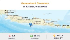 Sukabumi Bergoyang Terdampak Gempa Bantul 6,4 magnetudo