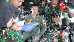 Lanud Atang Sendjaja Gelar Latihan Evakuasi Medis Udara