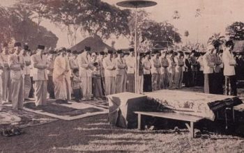 Presiden pertama Indonesia melakukan Shalat Idul Adha di Lapang Merdeka Kota Sukabumi. Saat itu, ada sosok KH Ahmad Djunaidi Rodlibillah yang dipercaya menjadi imam.