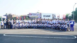 Polres Kota Cimahi dan DAM Perkuat Keselamatan Berkendara dengan Kompetisi Safety Riding