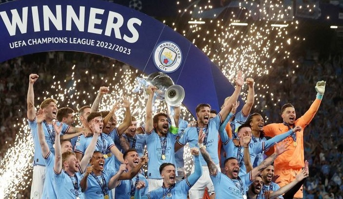Manchester City Sabet Treble Winners di Musim 2022/2023