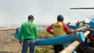 Kronologis Lahan Tempat Sandar Perahu di Loji Simpenan Terbakar