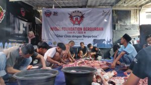 Widal Community Tebar Cinta dengan Berqurban untuk Warga 