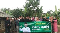 DEKLARASI: Masyarakat Kampung Budaya Pasir Astana Desa Sirnaresmi, Kecamatan Gunungguruh, Kabupaten Sukabumi menyatakan dukungannya untuk Muhaimin Iskandar sebagai Calon Presiden RI 2024 mendatang.