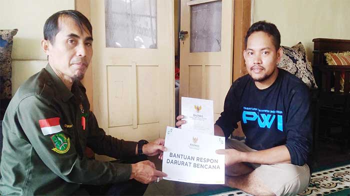 Baznas Kota Sukabumi Bantu Korban Kebakaran