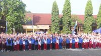 Hari Pertama Sekolah di Kota Sukabumi, Siswa Deklarasikan Anti Kekerasan