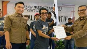 IJTI Sukabumi Raya Periode 2023-2026, Jurnalis Metro Tv Apit Haeruman Kembali Jadi Ketua