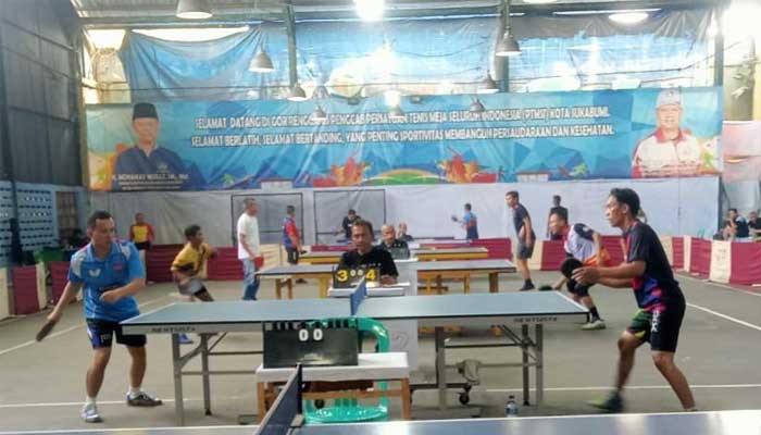 KBPPPOLRI Sukabumi Gelar Turnamen Tenis Meja