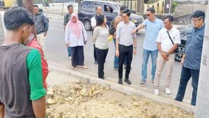Komisi II DPRD  Kota Sukabumi Turun Gunung, Pembangunan Pedestrian Dinilai Lambat