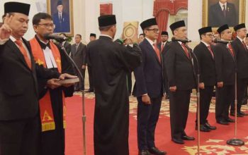 Pelantikan Menkominfo dan lima wamen