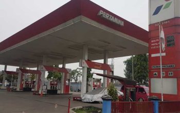 Suasana SPBU Cimuncang Sukabumi